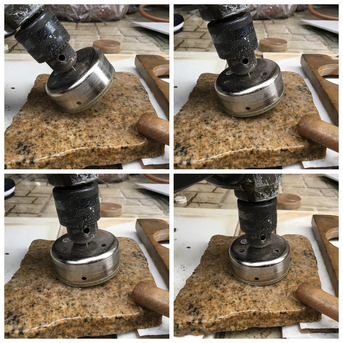 3-3/4 Inch (95mm) Diamond Hole Saw Coated Drill Bit for Drilling Porcelain Tile