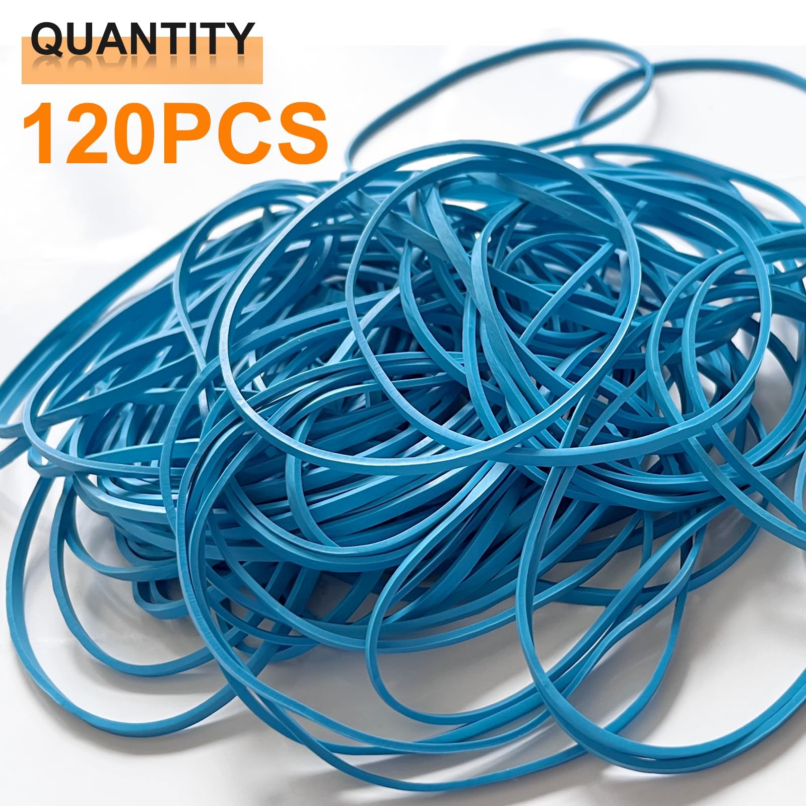 Large Heavy Duty Rubber Bands, 120 Pcs, 5.5 Inch Upgrade Strong Elastic Rubbe…