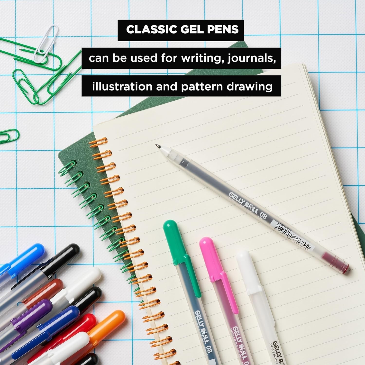 SAKURA Gelly Roll Gel Pens – Gift Set – Ink Pen Set – Art DIY Projects – 74 Pack