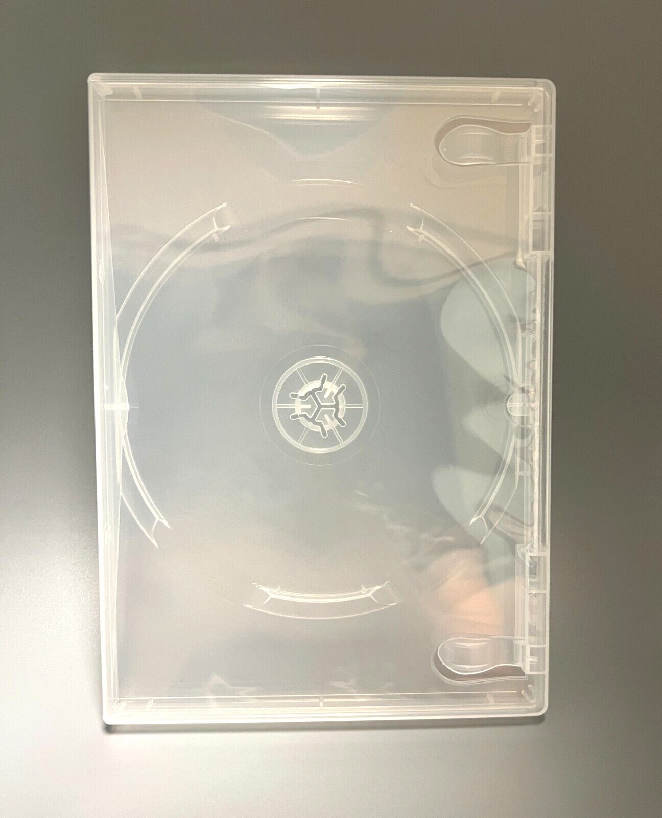 50 14MM NEW SINGLE SUPER CLEAR DVD CASES WITH SLEEVE, ITEM NO PSD23