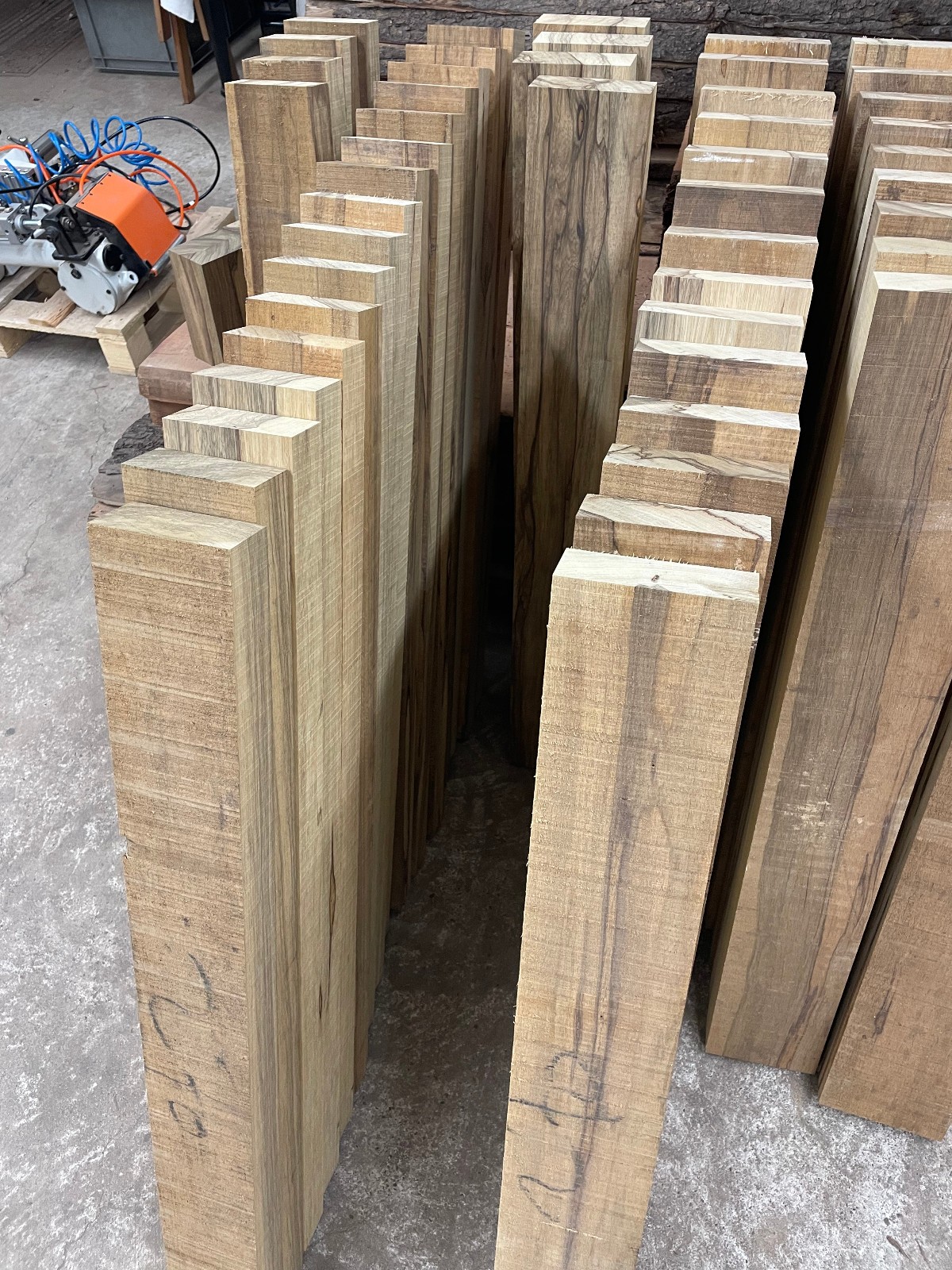 Black Limba Sawn Timber | Woodturning | 100CM Length | 50mm Thickness | V. Widths