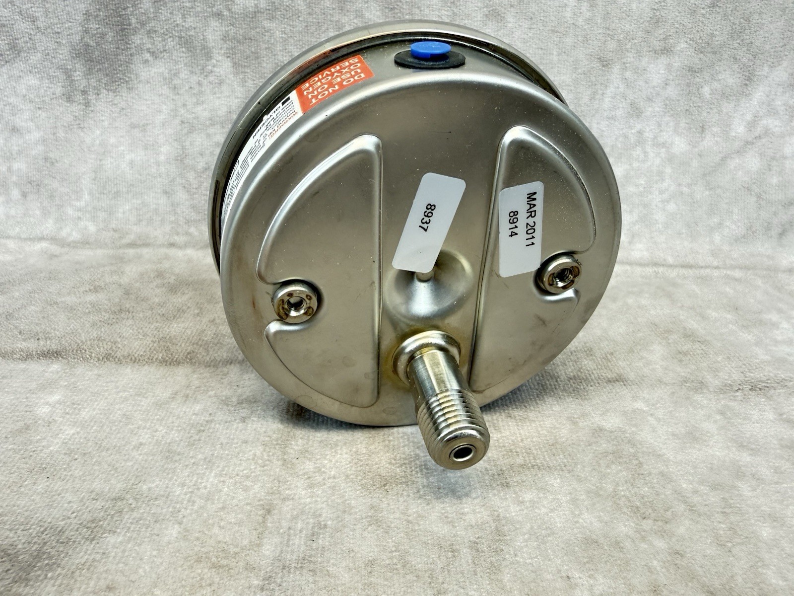 Ashcroft 1008 Pressure Gauge 0-160 PSI 100mm SS Glycerin Filled 1/4in Back Mount