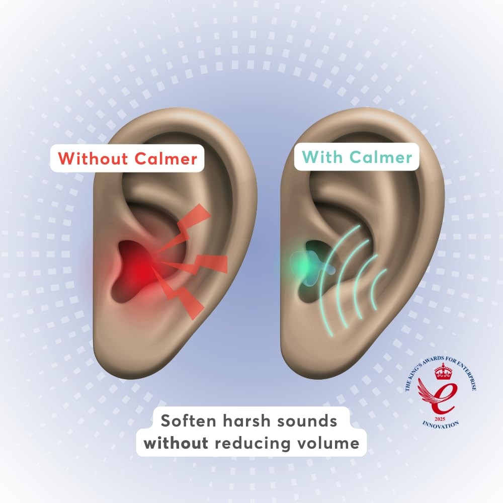 Flare Calmer | Ear Plugs Alternative | Daily Noise Relief | Sound Sensitivity…