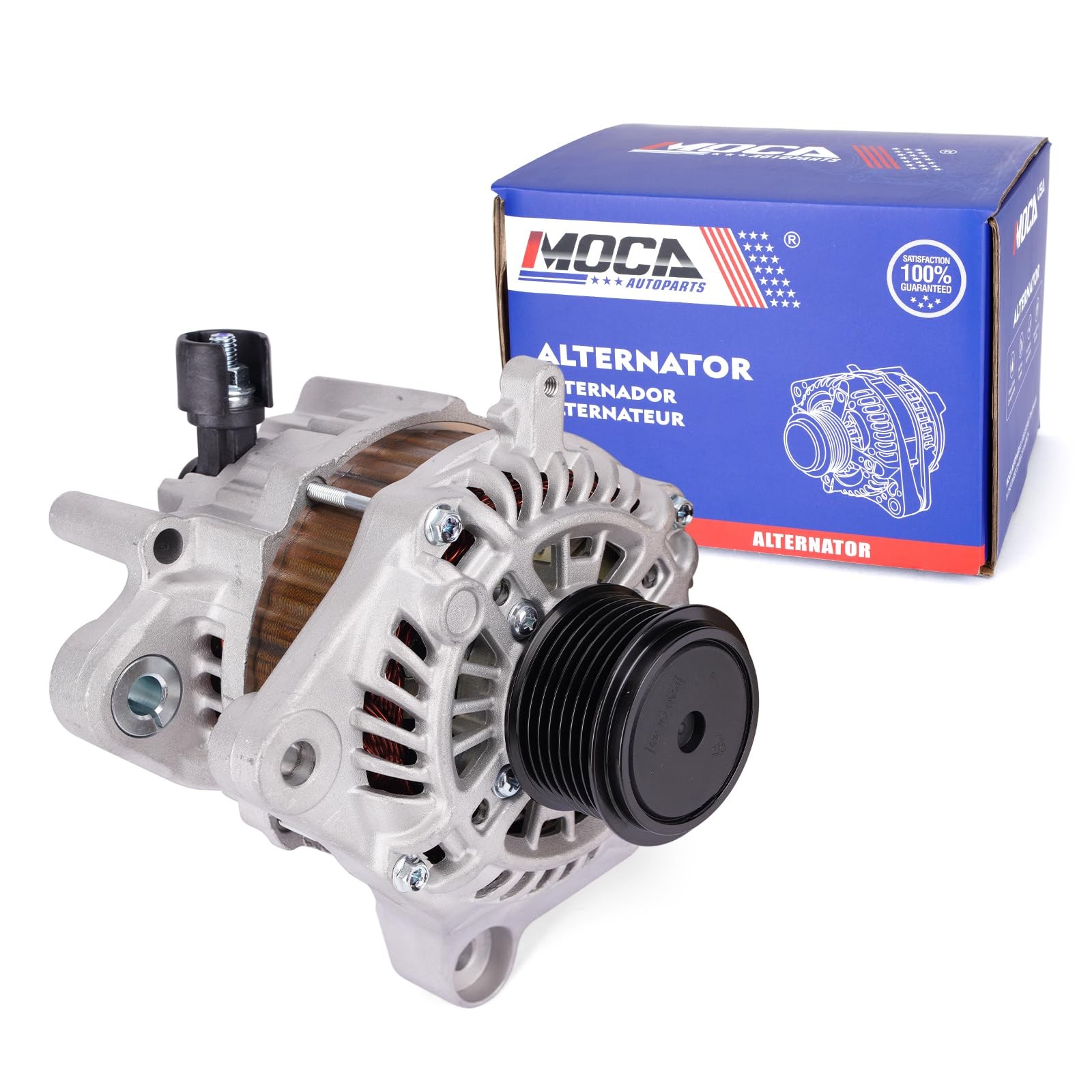 N14489 New Alternator for 2013-2017 Honda Accord 2.4L L4 DOHC CVT