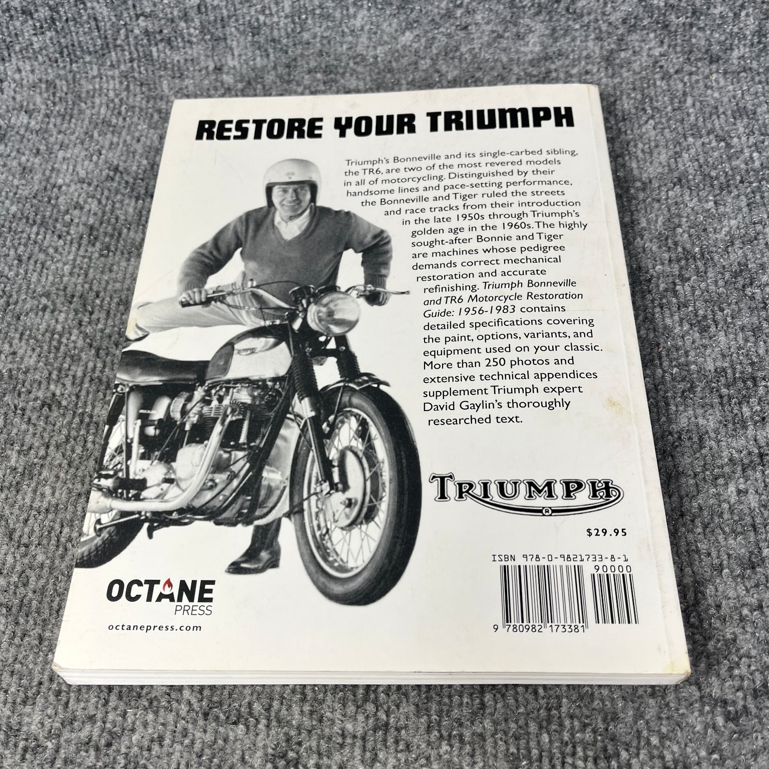 Triumph Bonneville TR6 Motorcycle Restoration Guide 1956-1983 Book Revised