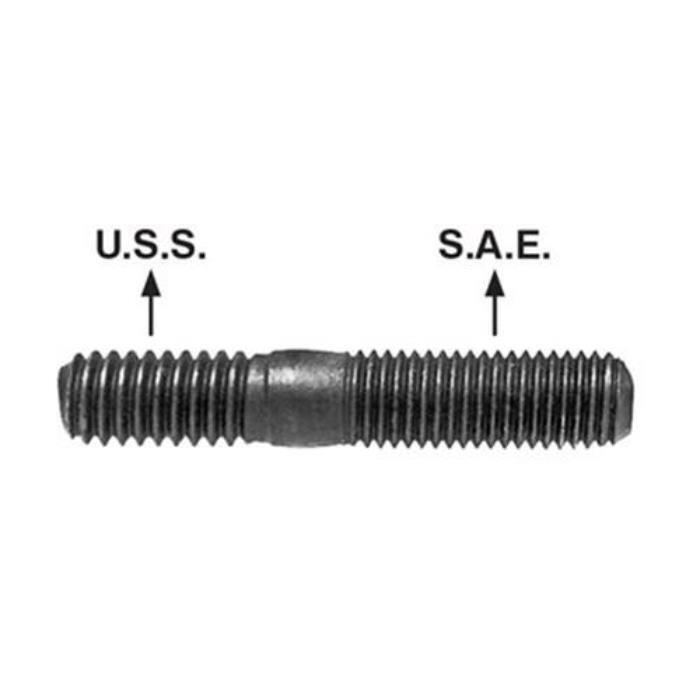 5/16″-24 x 1″ & 5/16″-18 USS Double-End Studs | 2″ Overall Length | Gr 8 | Q 10