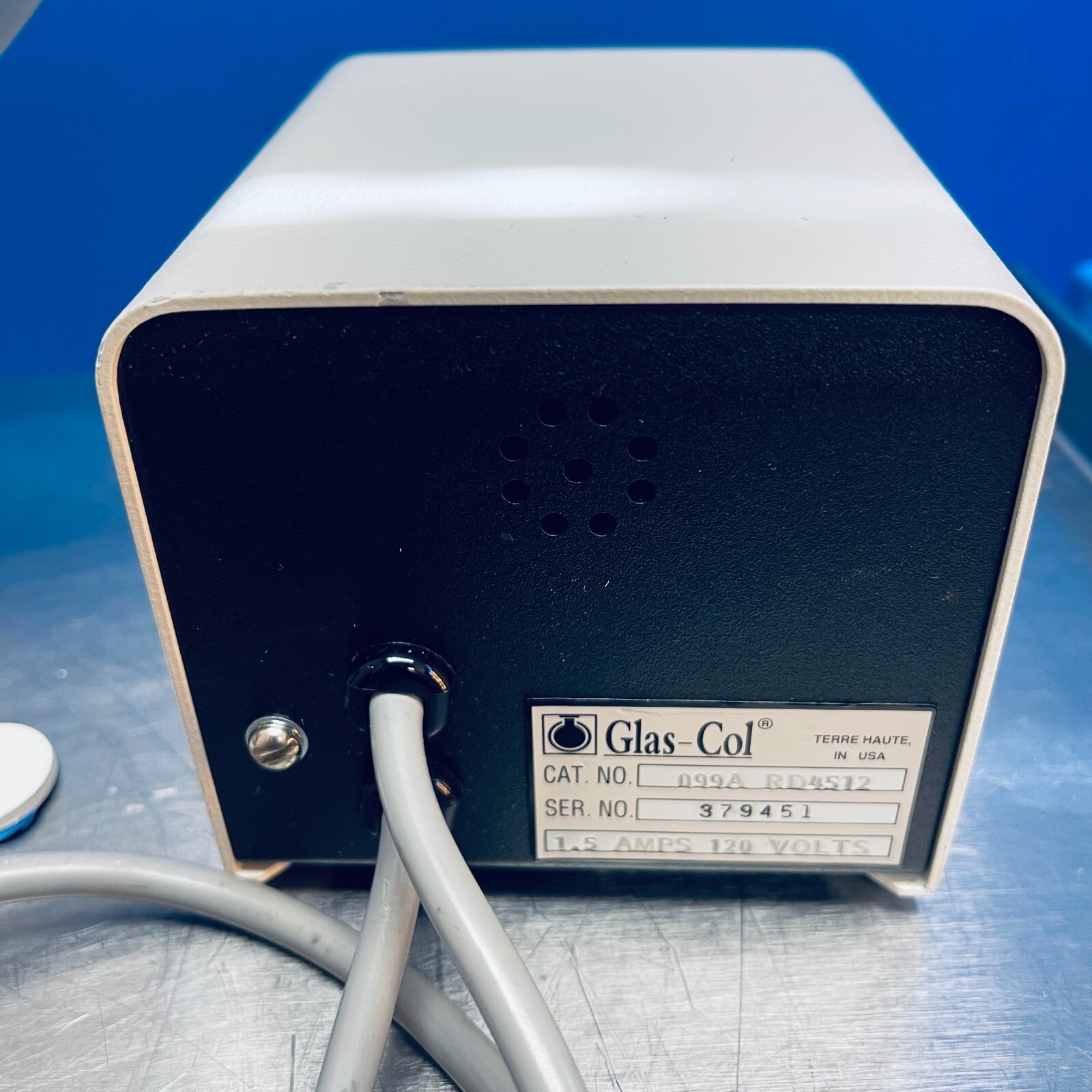 Glas-Col 099A RD4512 Rotator Motor Drive & Base w/ 099A TC108 Culture Tube Head
