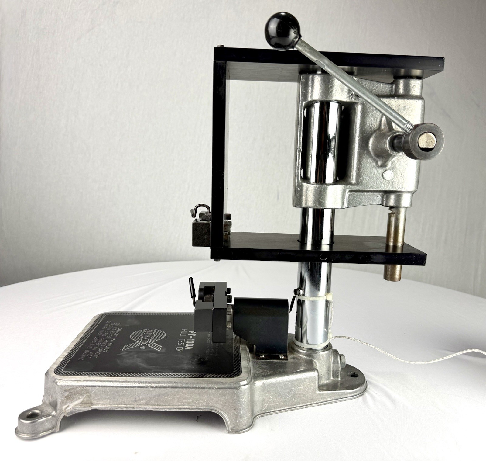 DMC Alphatron PT-100A Wire Crimp Terminal Pull Tester 150 lb Tensile Scale Test⁠