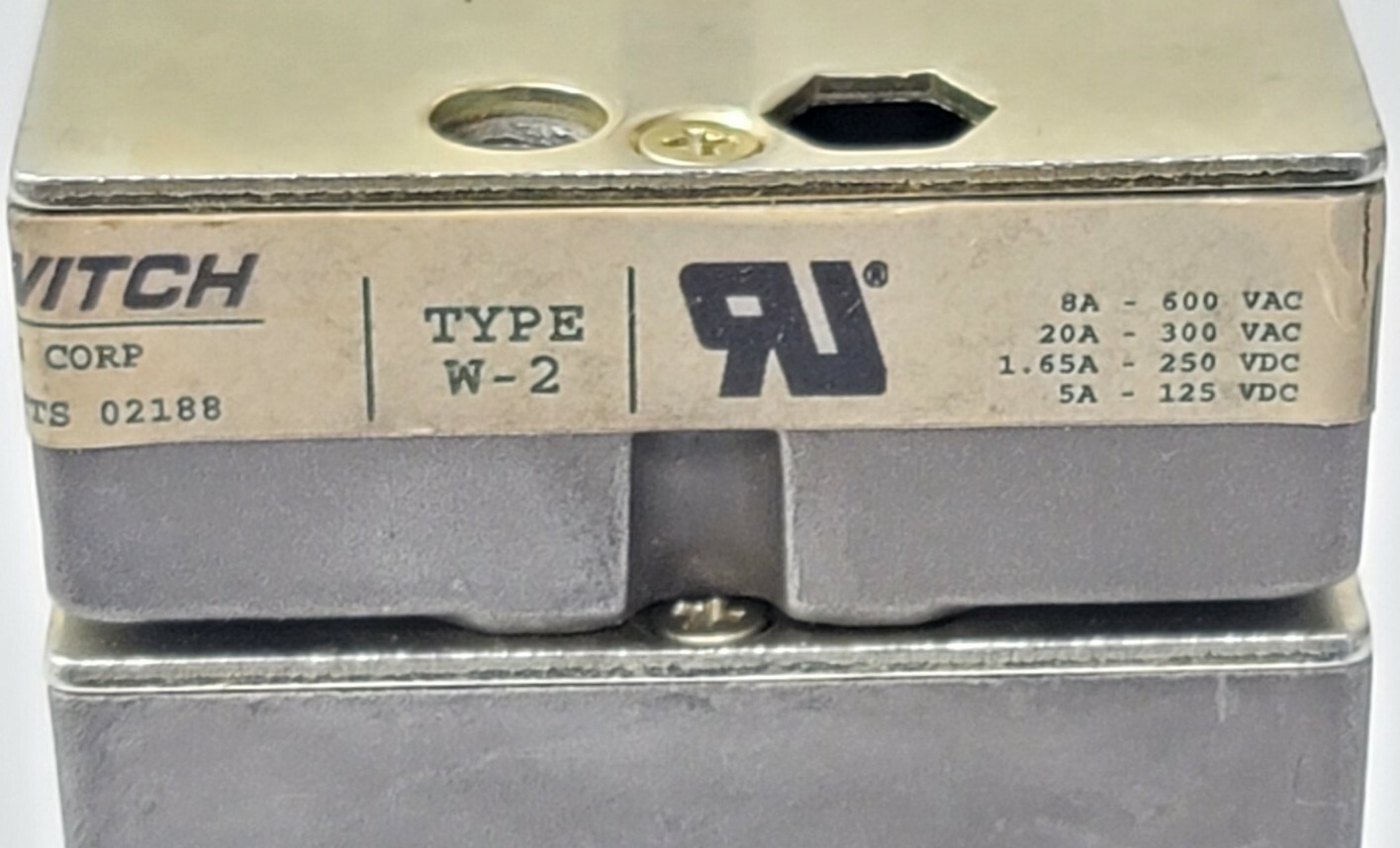 Electroswitch Cat 508A122G01 1014 Type W-2 Rotary Switch 600v 6a/300v 20a Style