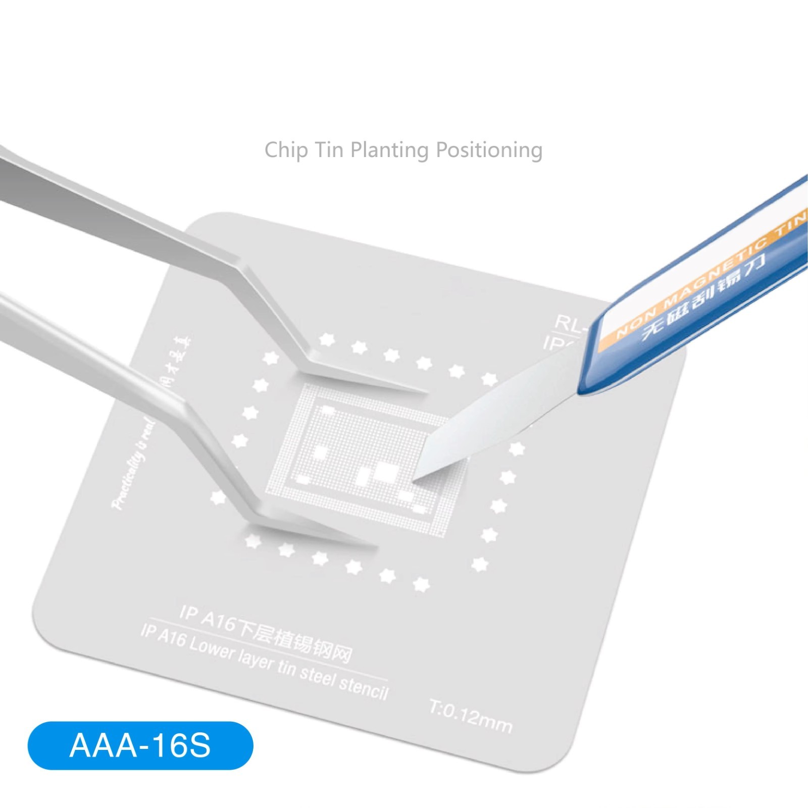 Curved Precision Tweezers – Anti-Static, Non-Magnetic Phone PCB Solder Repair