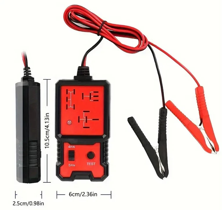 Car Battery Checker Universal 12V LED Indicator Light Automotive Electronic Rela
