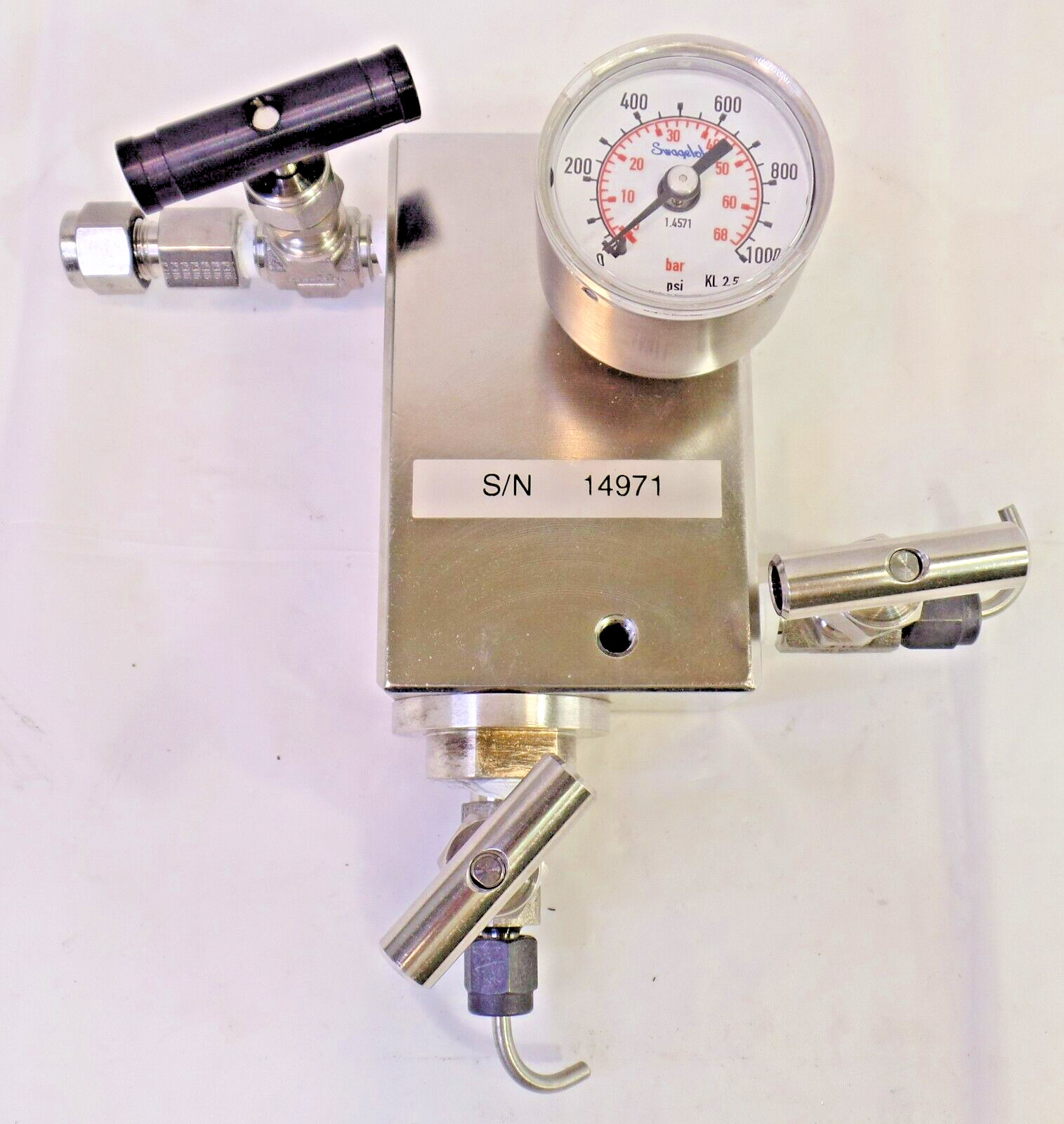 Panametrics Portable Sample System 0-1000 PSIG, For Parts/Repair