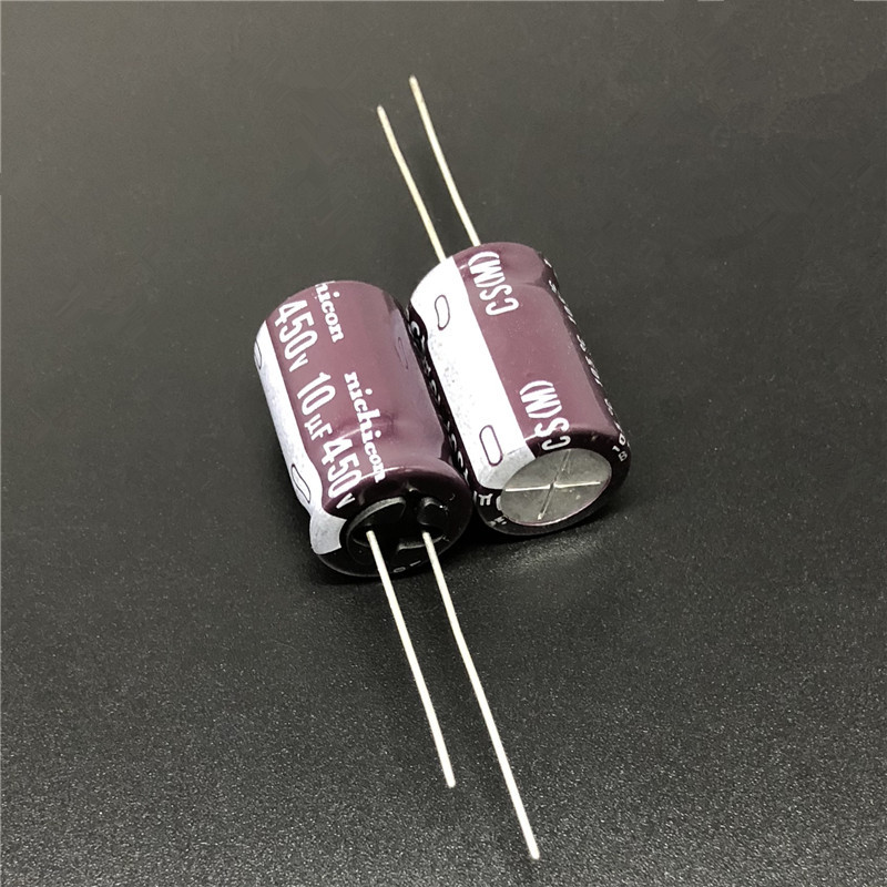 10/100pcs 10uF 450V Nichicon CS 12.5x20mm 450V10uF High ripple current Capacitor