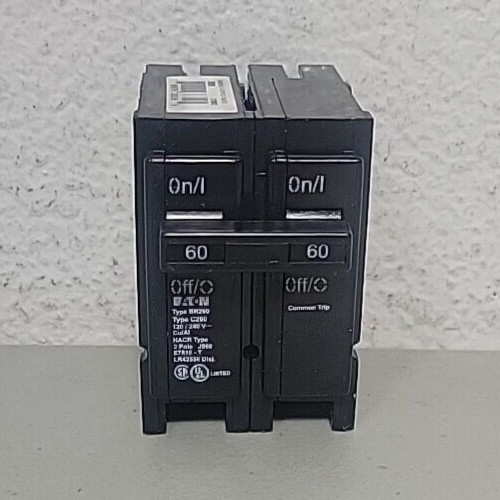 (25) EATON BR260 Circuit Breakers 60 AMP 2 Pole Type BR *5-5 PACKS NEW IN BOX*