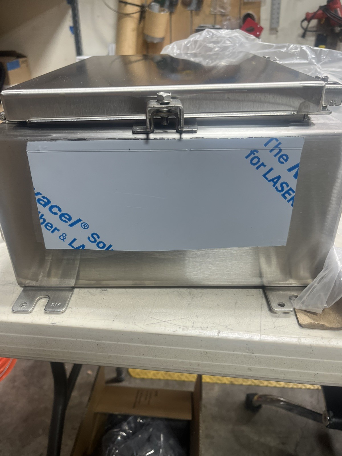 nVent-Hoffman A16H1206SS6LP Type-4X Wallmount Hinged Enclosure w/ NEMA Clamps (N