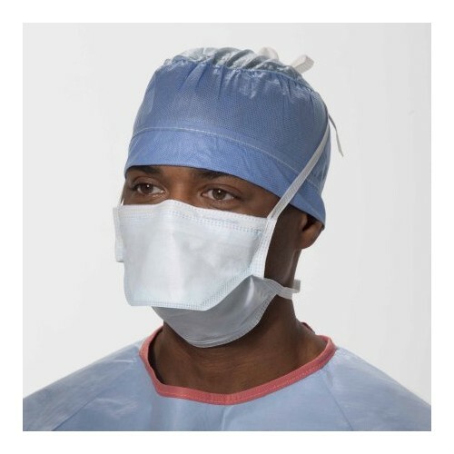 *300-Pieces* Halyard Duckbill Fog-Free Surgical Face Mask Blue 49216