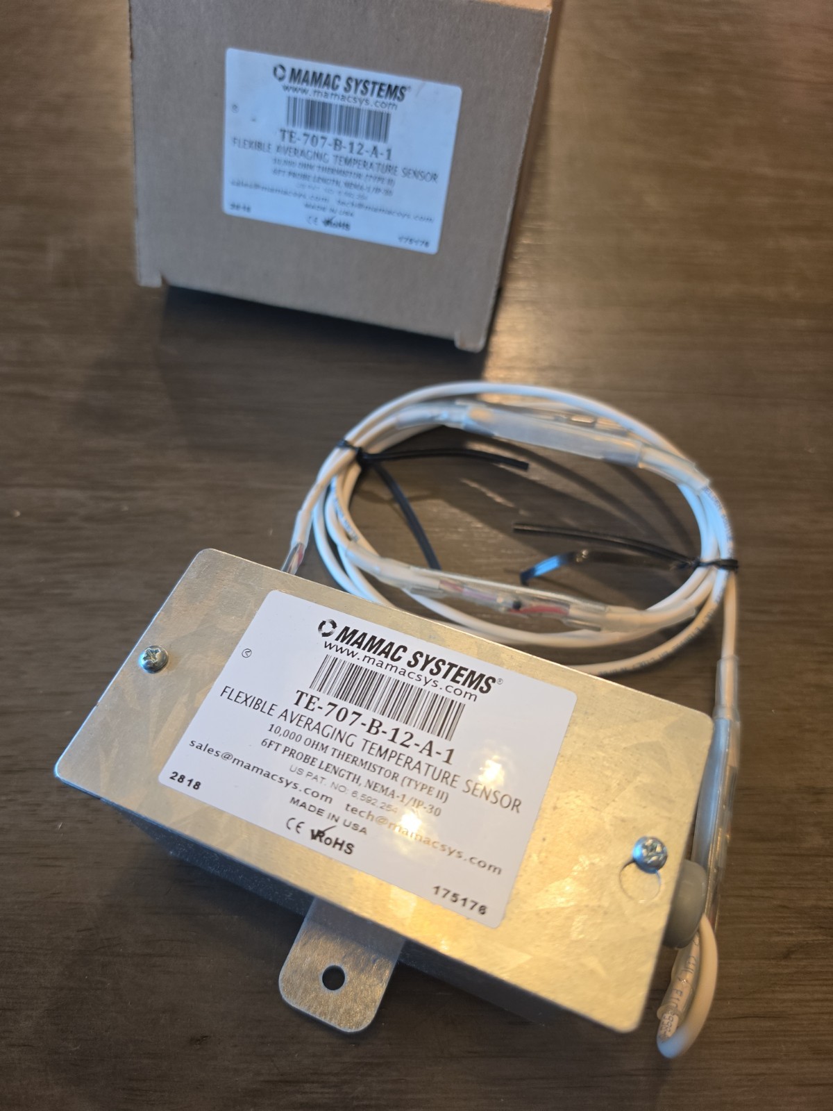 NEW MAMAC SYSTEMS TE-707-B-12-A-1 / TE707B12A1 (BRAND NEW)