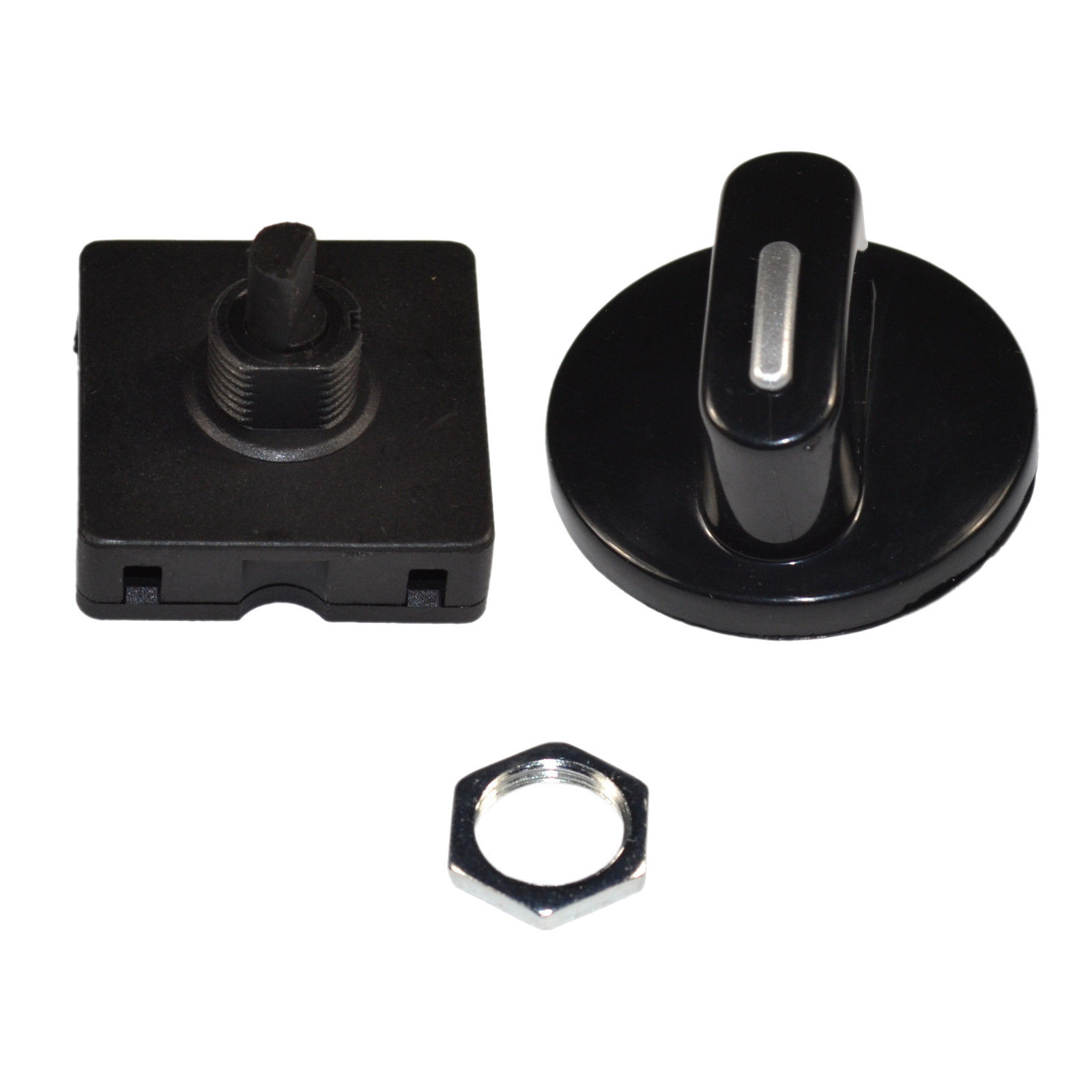 HQRP 4-Position 3-Speed Fan Selector Rotary Switch with Knob 10AMP 120V-250V