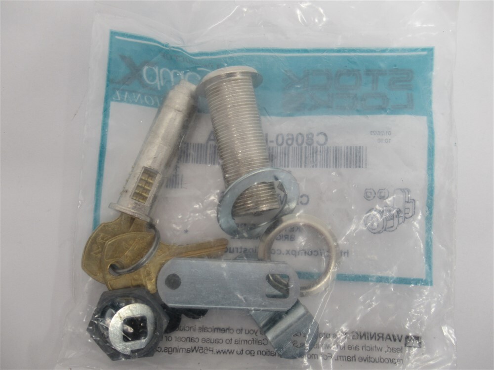 Compx National C8060-KD-14A , Disc Tumbler Keyed Different Cylinder Cam Lock