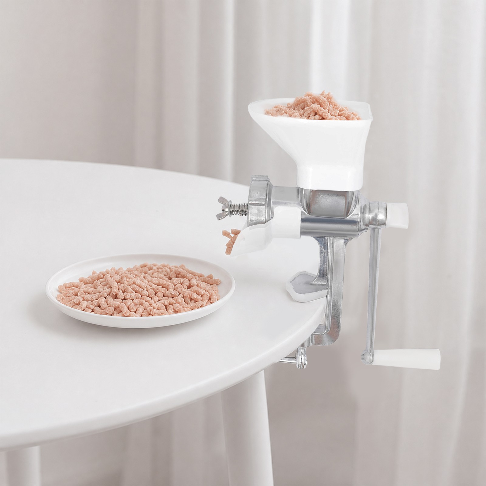 3mm Manual Animal Feed Pellet Mill Machine Bird Fishing Bait Granulator Pelleter