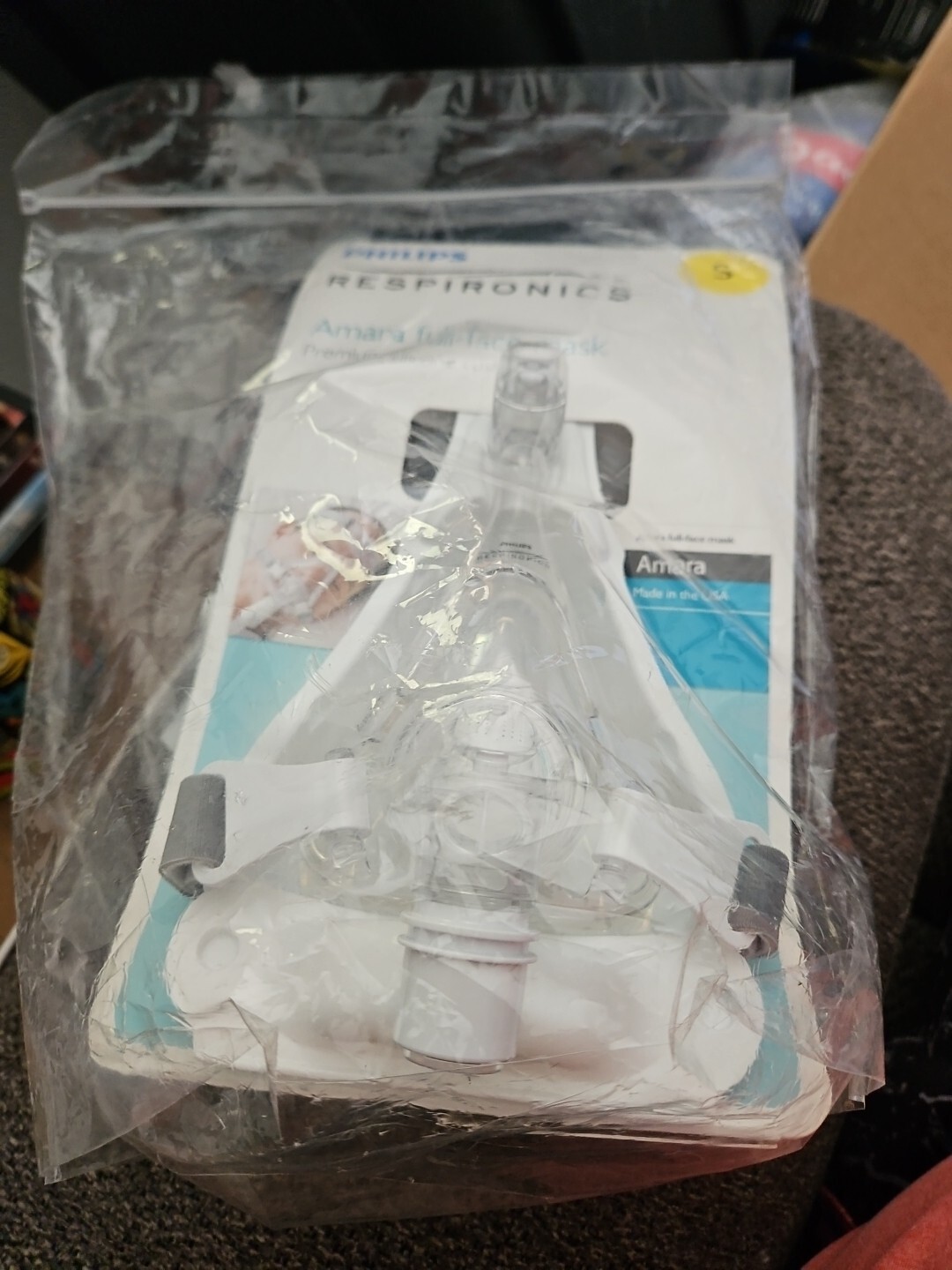 Small Full Face Mask Disposable Respirator Hcpcs A7030 A7035