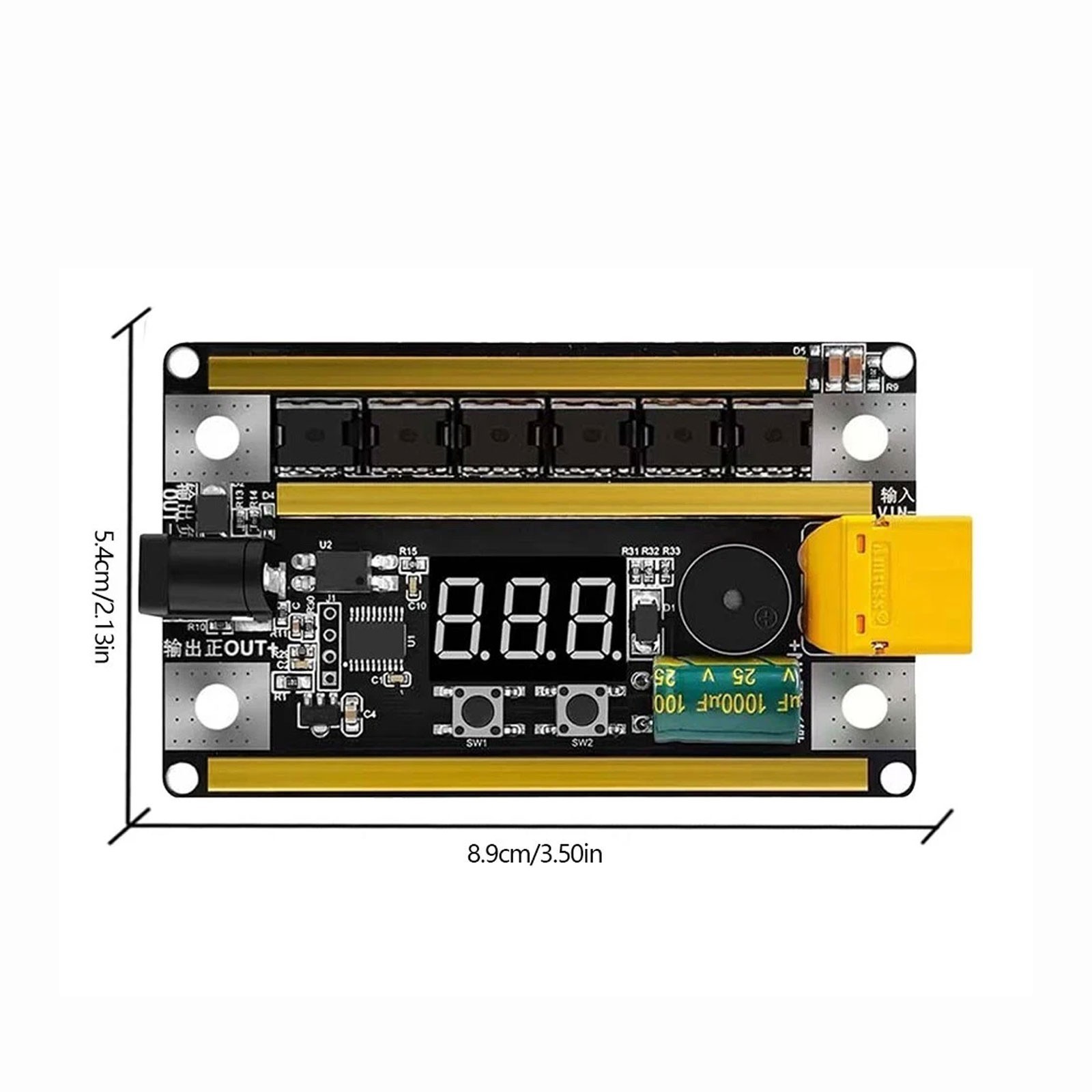 DIY Portable Mini Spot Welder Machine 8-24V Voltmeter For 18650 Lithium BatterQ3
