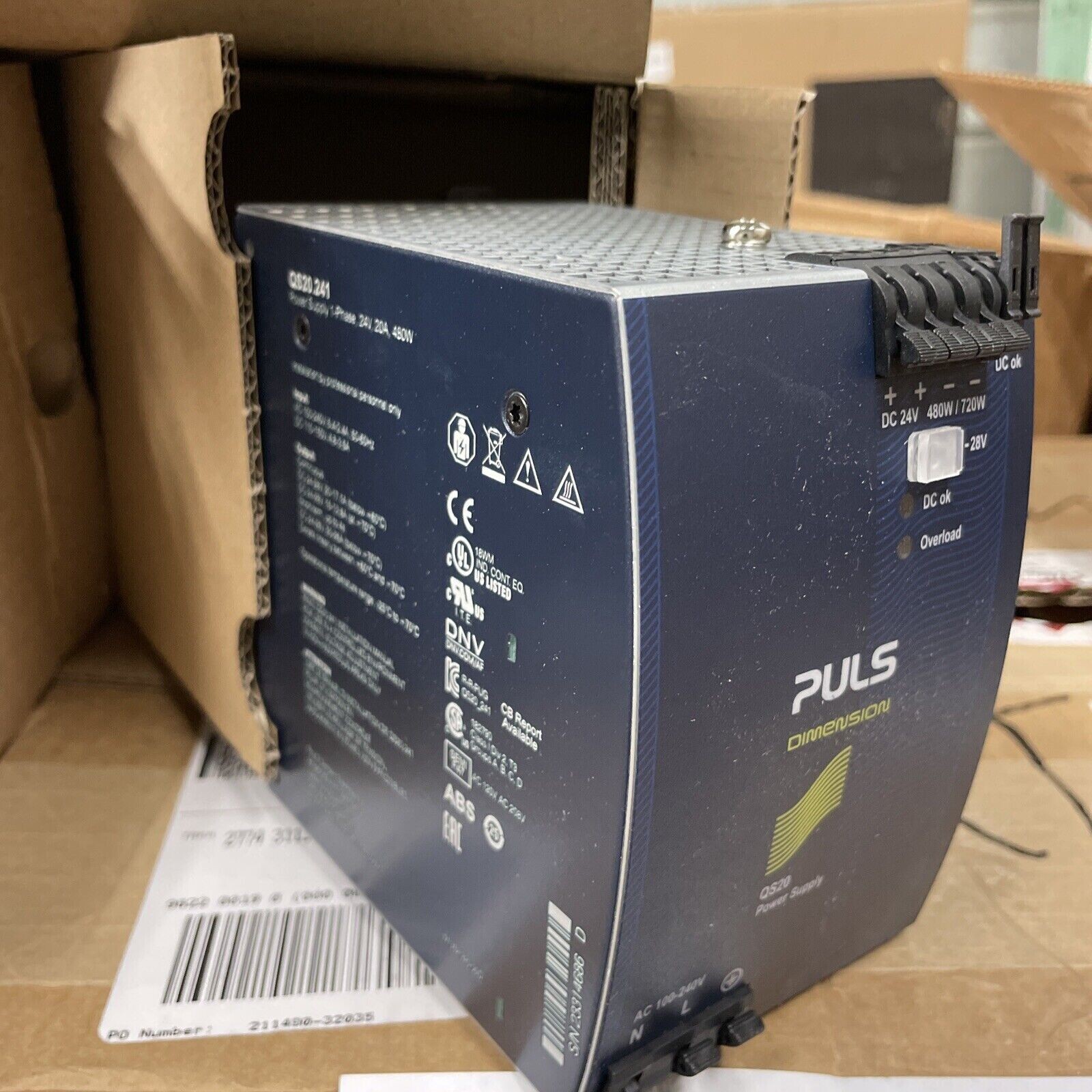 NEW Puls QS20.241 DIN Rail Power Supply