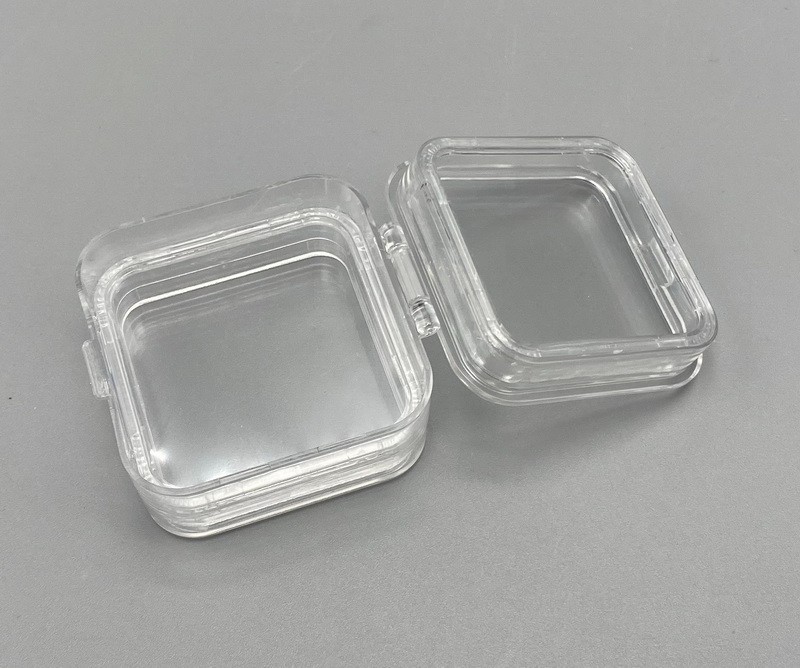 Dental Denture Hinged Display Box Film Membrane Storage Case False Teeth Case