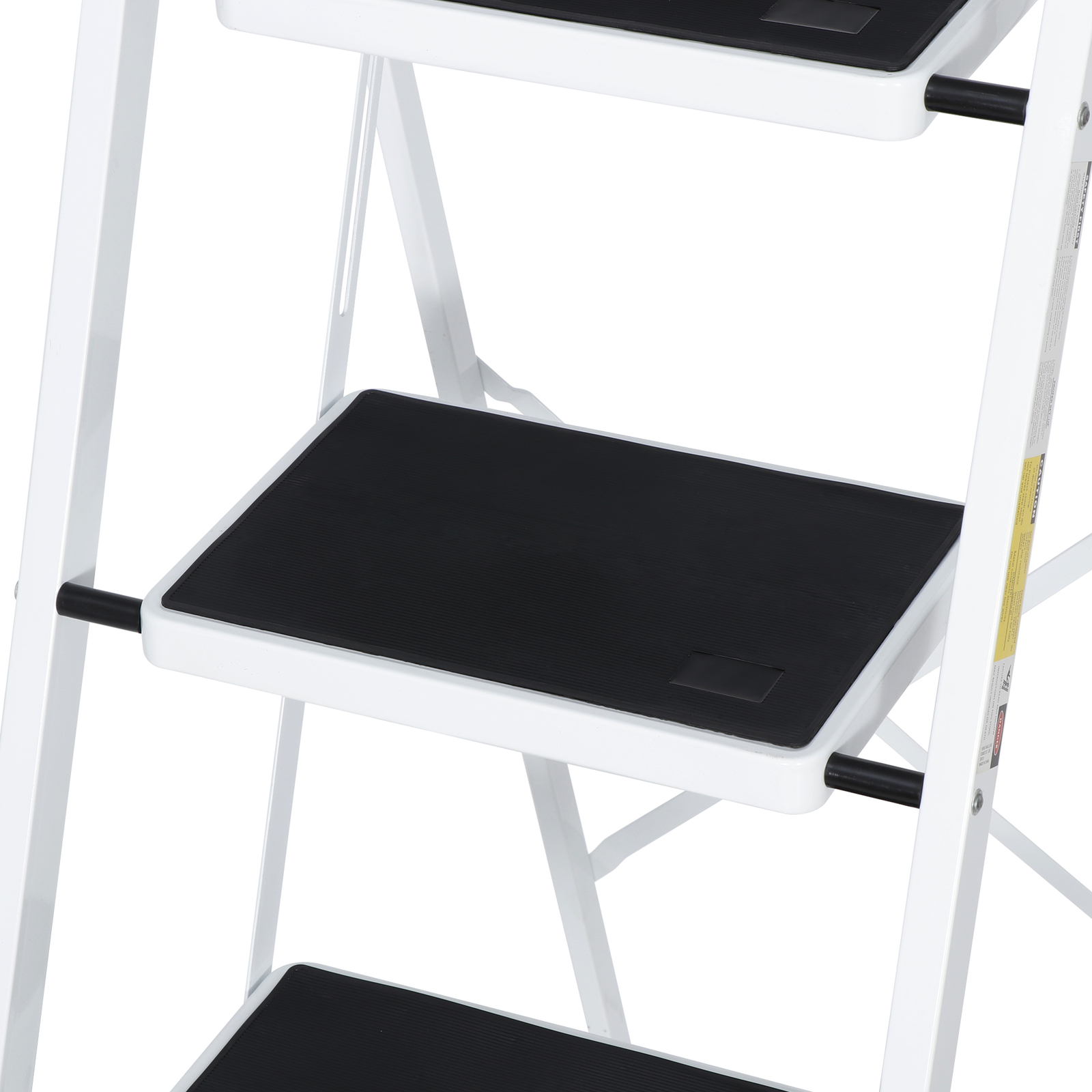 4 Step Ladder Lightweight Folding Step Stool Convenient Handgrip Sturdy Wide
