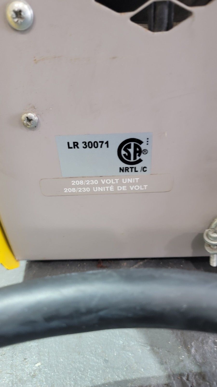 ESAB PCM-875 Plasma Cutter used in working condition 208v-230v