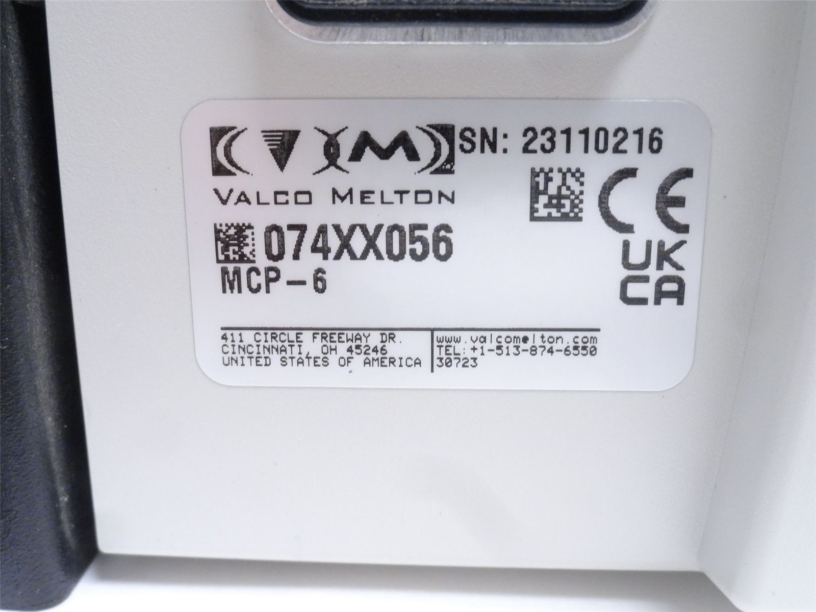 245736 New-No Box; Valco-Melton MCP-6 Adhesive Pattern Control System 074XX056