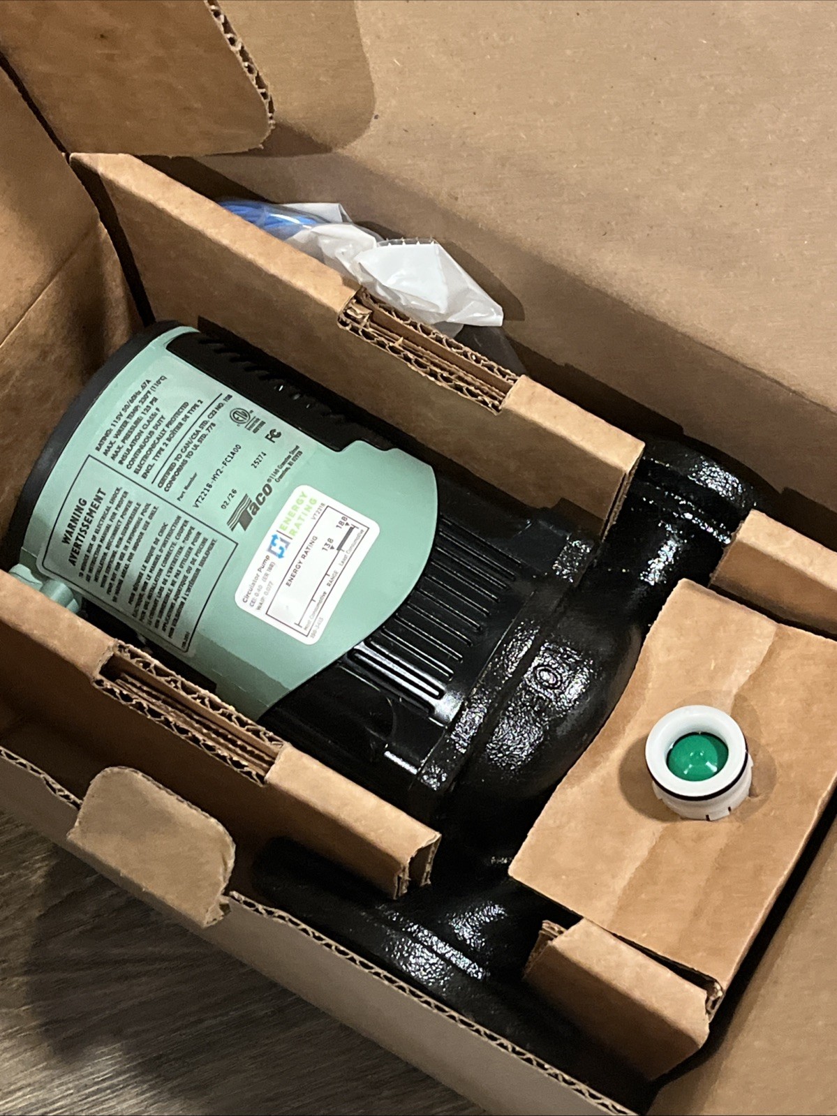 Taco VT2218-HY2-FC1A00 ECM High-Efficiency Circulator Cast Iron Flanged