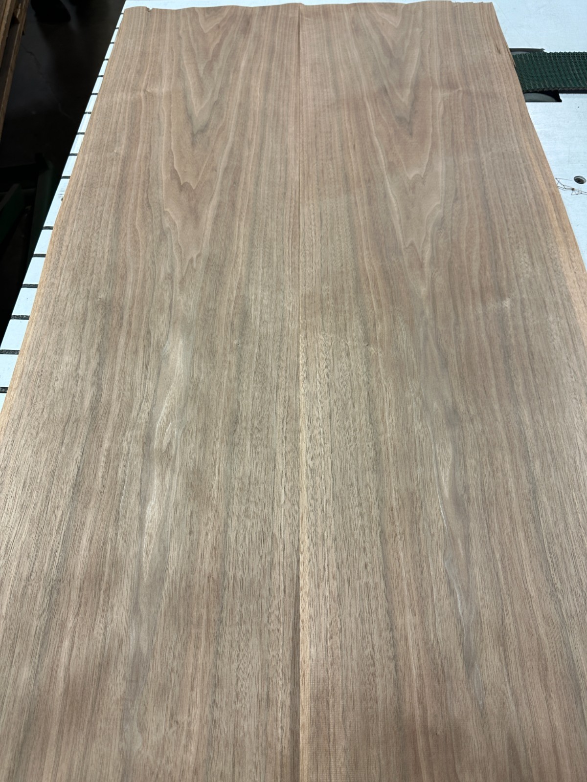 Bleached Walnut Raw Wood Veneer 3 sheets 55″ x 12″ 522i