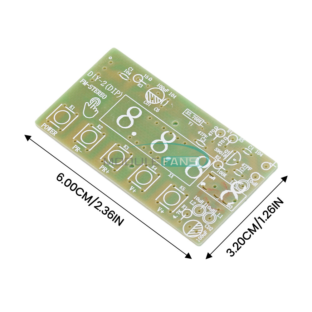 Electronic DIY AM/FM Radio Receiver Module Kits Wireless Stereo 87MHz-108MHz