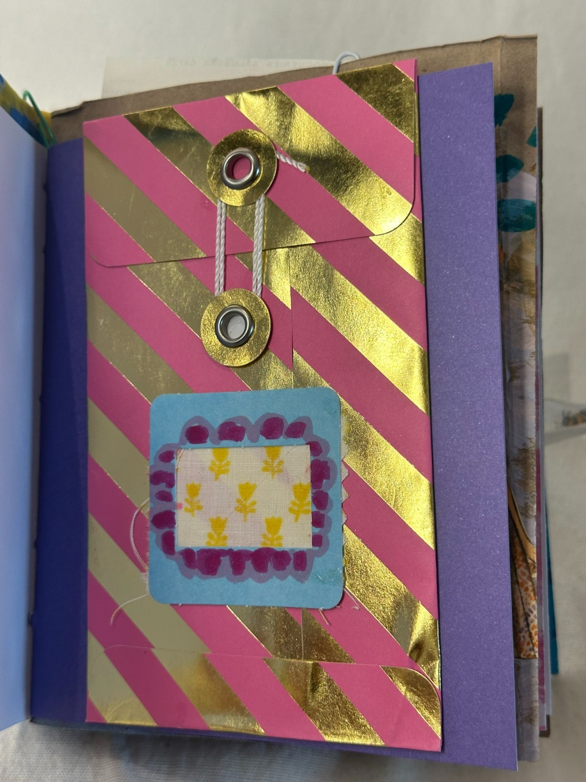 Junk Journal OOAK Scrapbooking Etc. Handmade Book Upcycled Puppies Kitties Pets