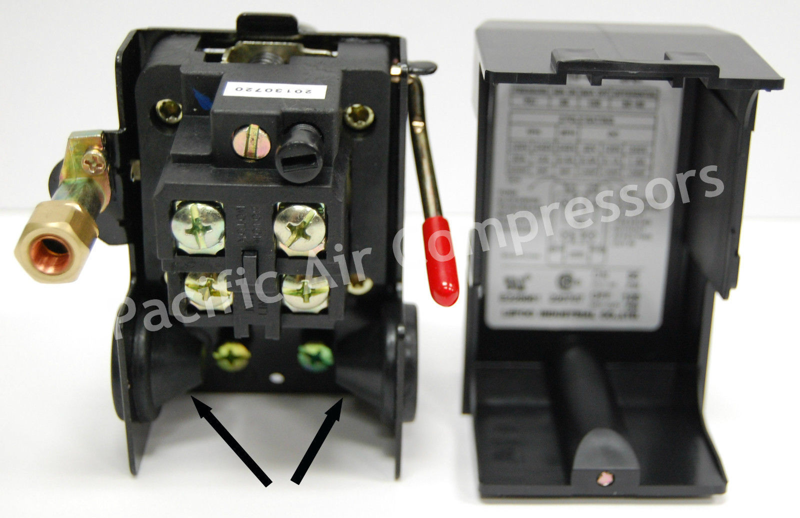 FURNAS 140-1074-01, EMGLO/JENNY PBVL PRESSURE SWITCH W/ DISCONNECT LEVER