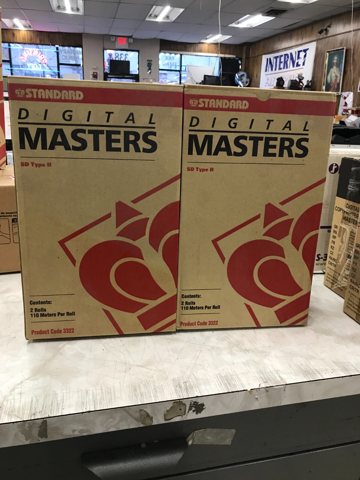 Standard Digital Duplicator 3322 SD Type II Masters 3 new rolls 1 used