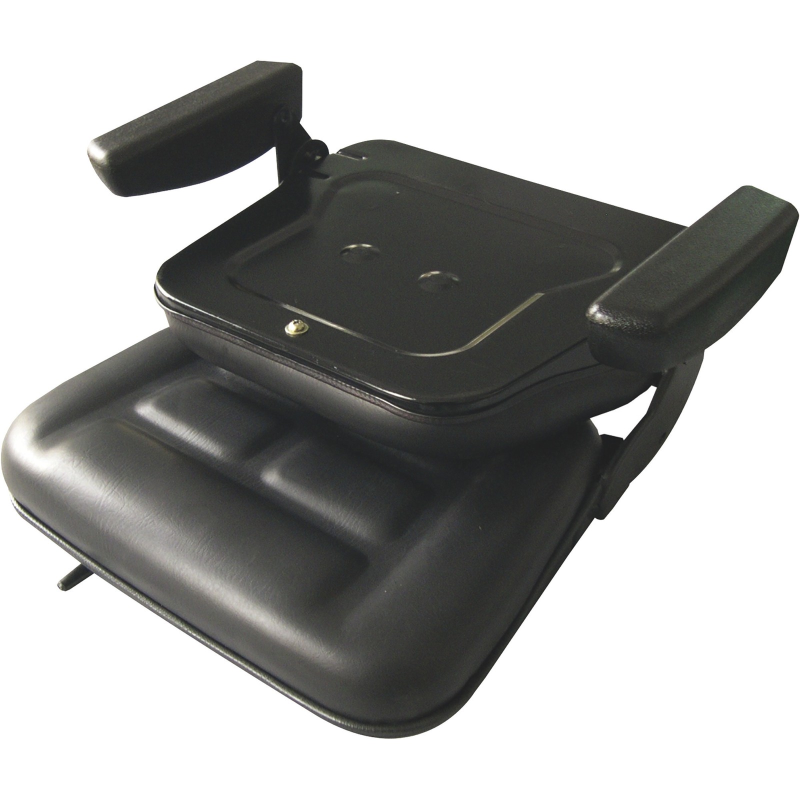 Black Talon Universal Folding Bucket Seat with Armrests, Black, Model# 355000BK