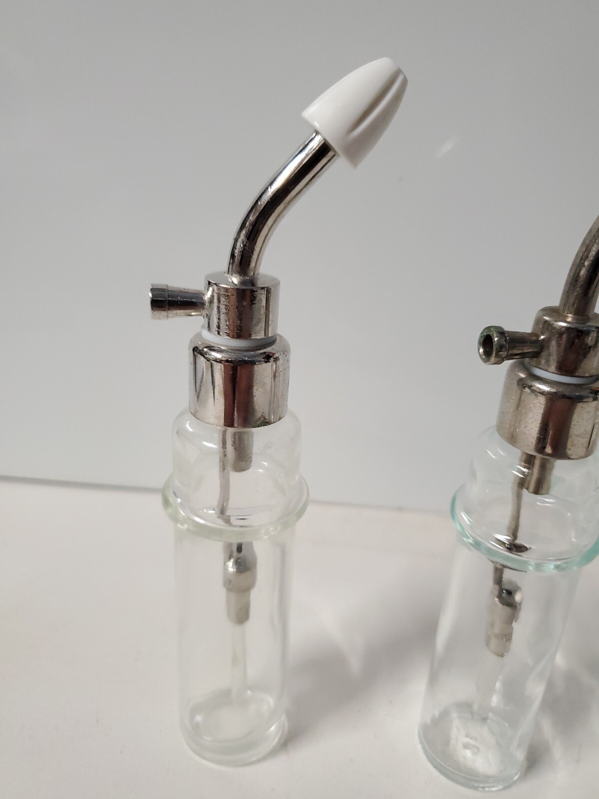 (2) Glass Nasal Atomiser Nose ( unknown brand ) as shown
