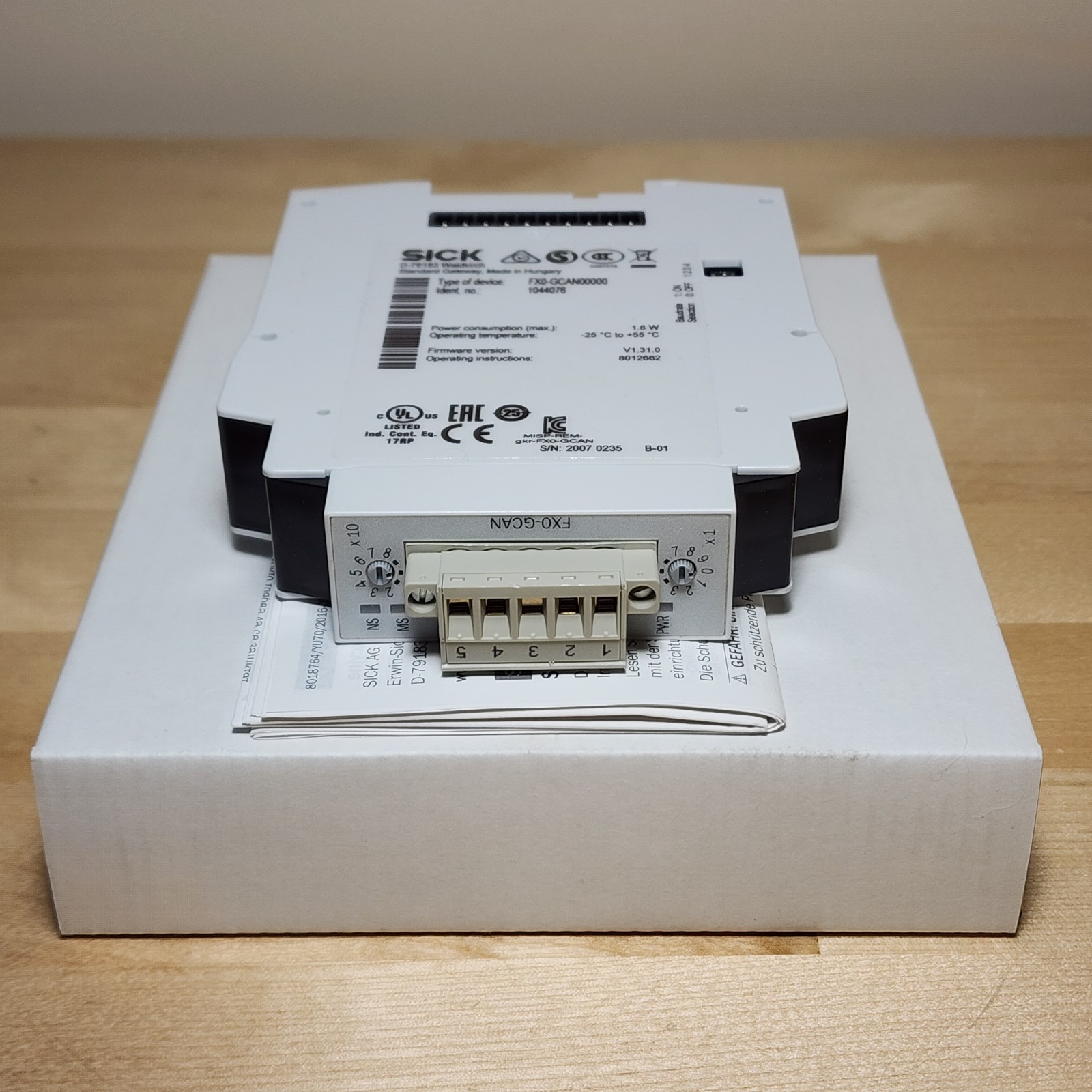 Sick 1044076 FX0-GCAN00000 CANopen Gateway Safety Controller