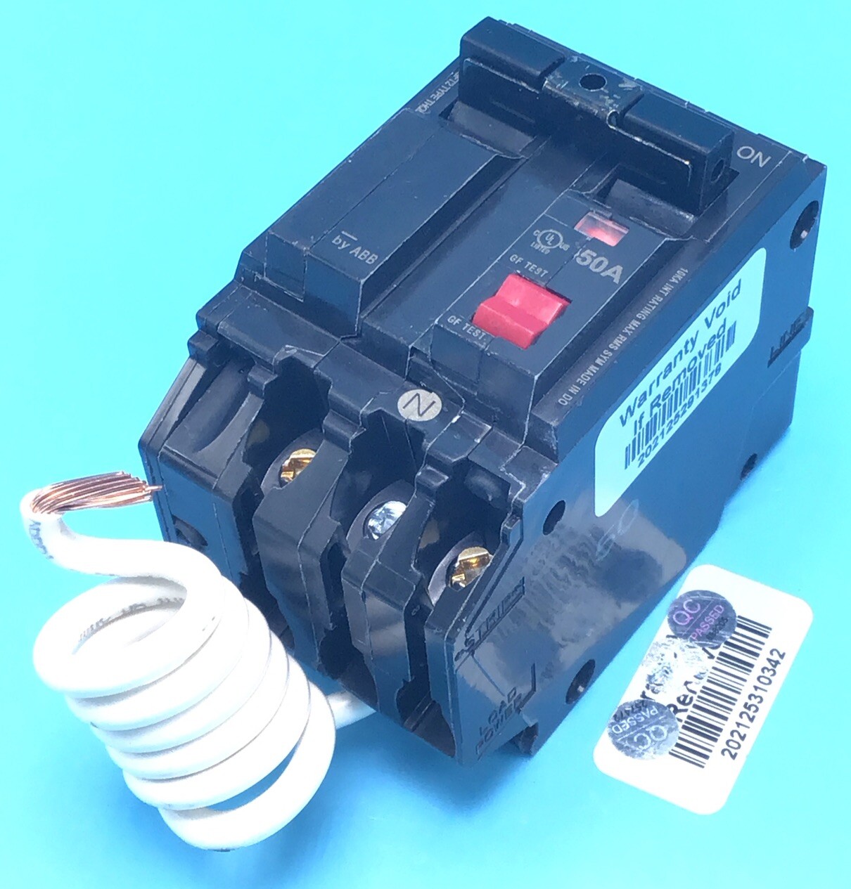 Circuit Breaker GE THQL2150GF THQL2150GFT 50 Amp 2 Pole GFCI