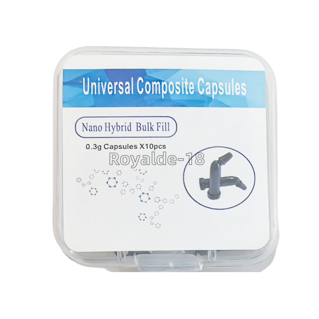 Dental Composite Resin Capsules Unidose Caps Hybrid Light Cure 0.3g A1/2/3/3.5