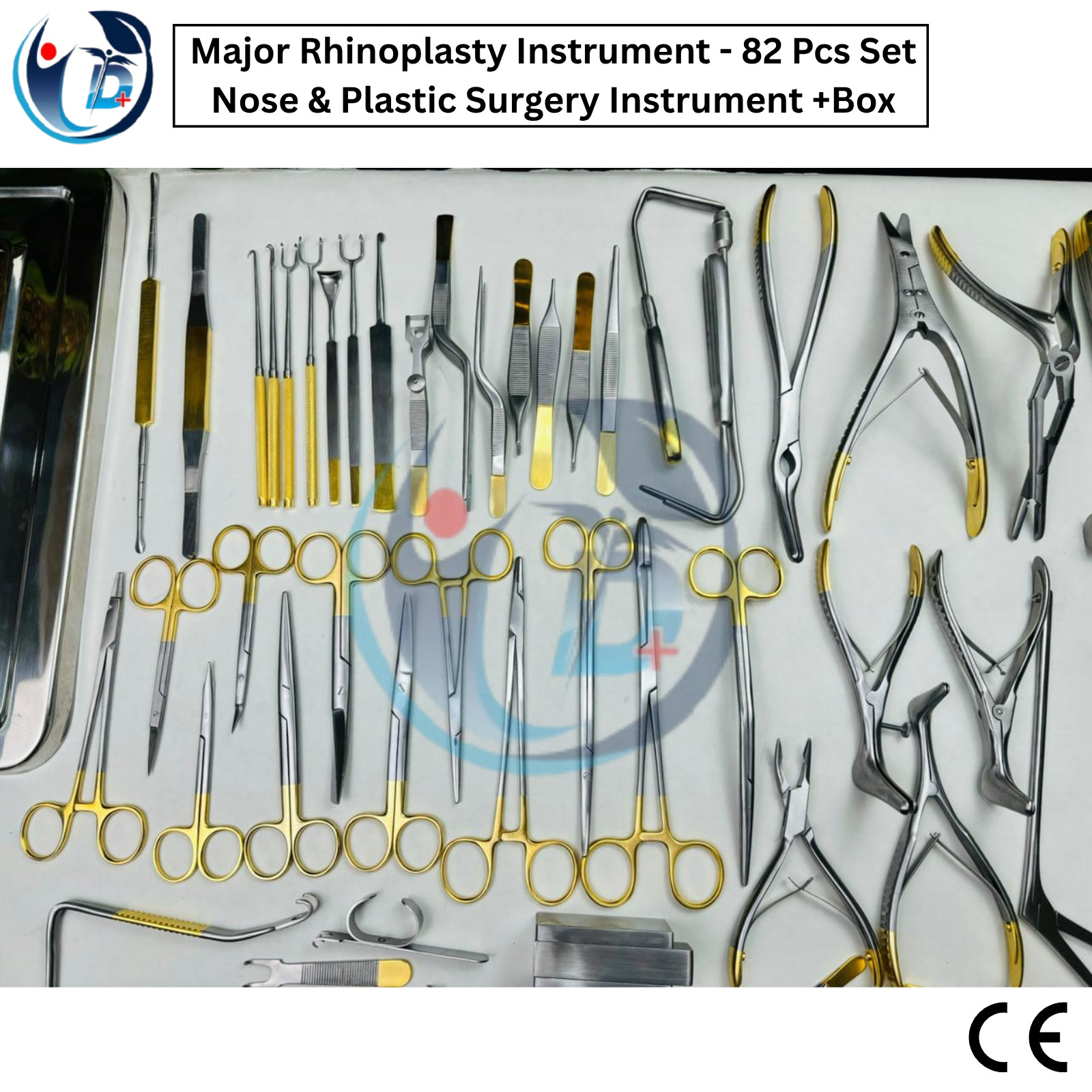 Major Rhinoplasty Instrument – 82 Pcs Set Nose & Plastic Surgery Instrument +Box