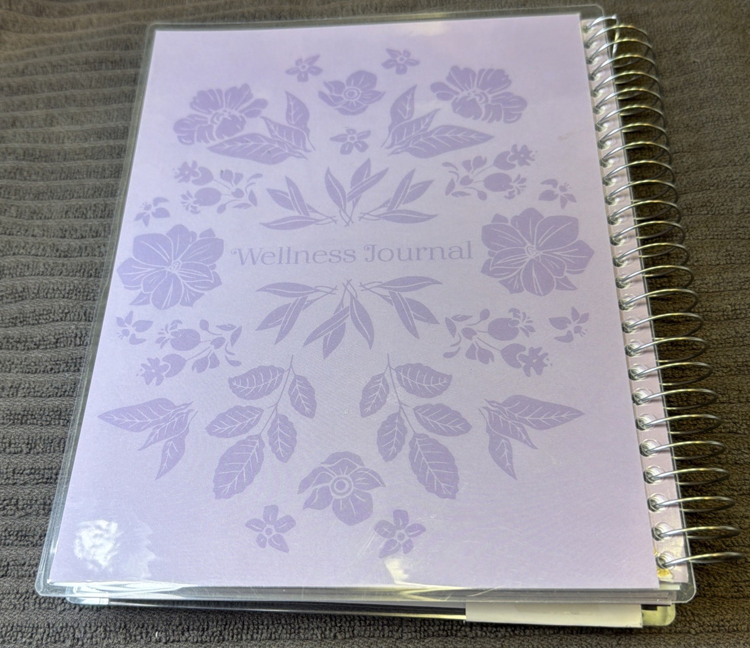 Pembrook 12 Month Wellness Planner Fitness Workout Tracker Book Journal Undated