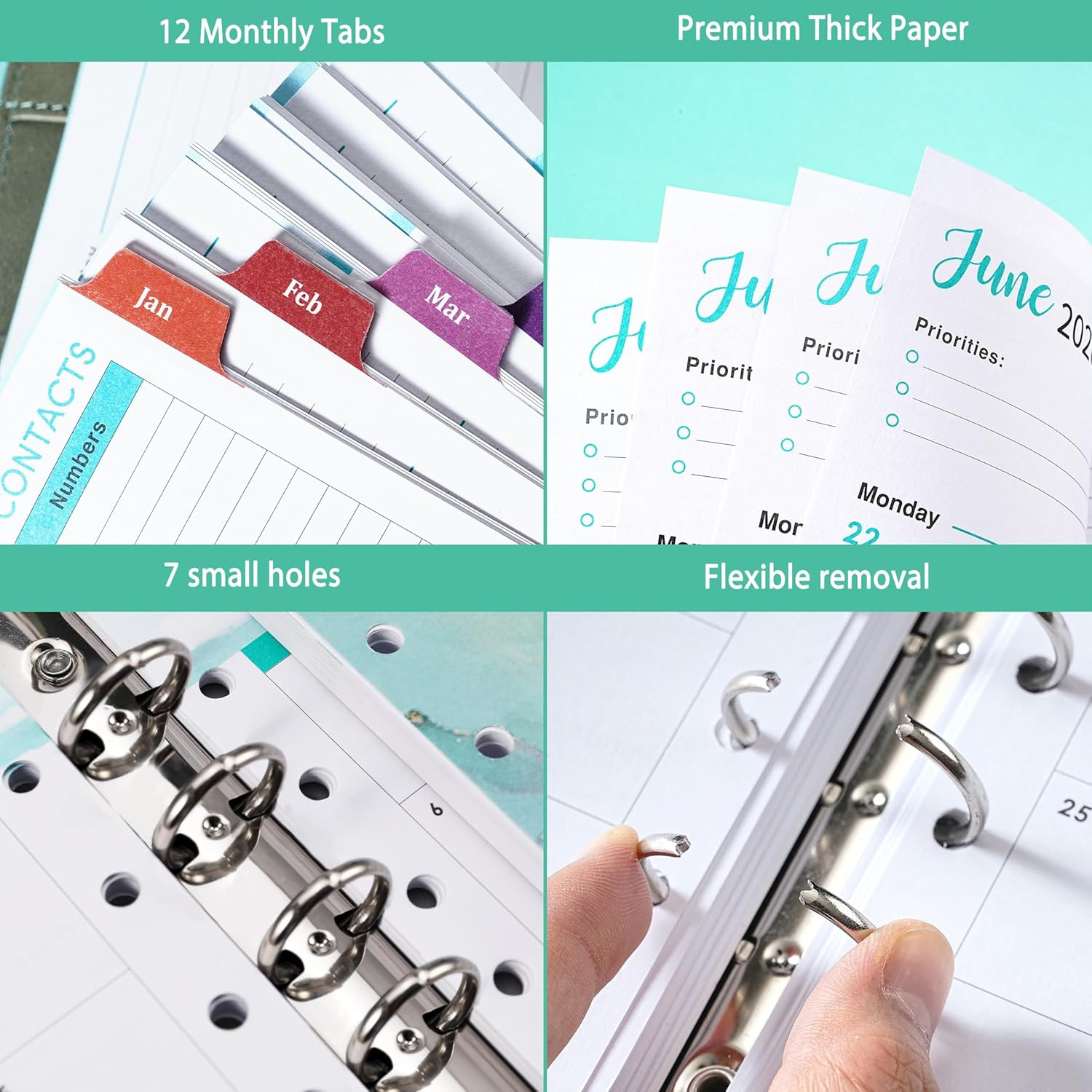 2026 Planner Refills – Planner Refills 2026, JAN 2026 – DEC 2026, 5-1/2″ x 8-1/2