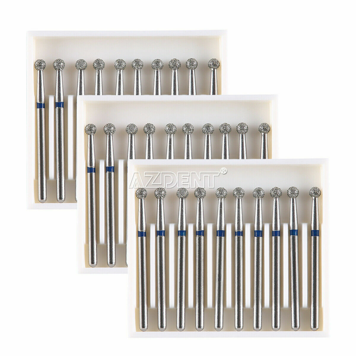 Dental Diamond Burs FG XL Ball Round 25mm High Speed Medium/Coarse/Super Coarse