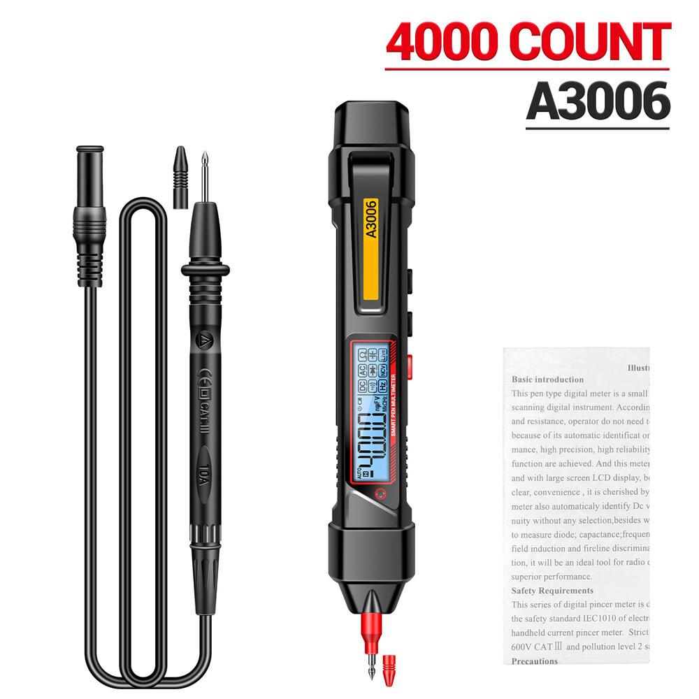 ANENG Pen Type Digital Multimeter 4000Counts AC/DC Voltmeter Electric Pen Tester