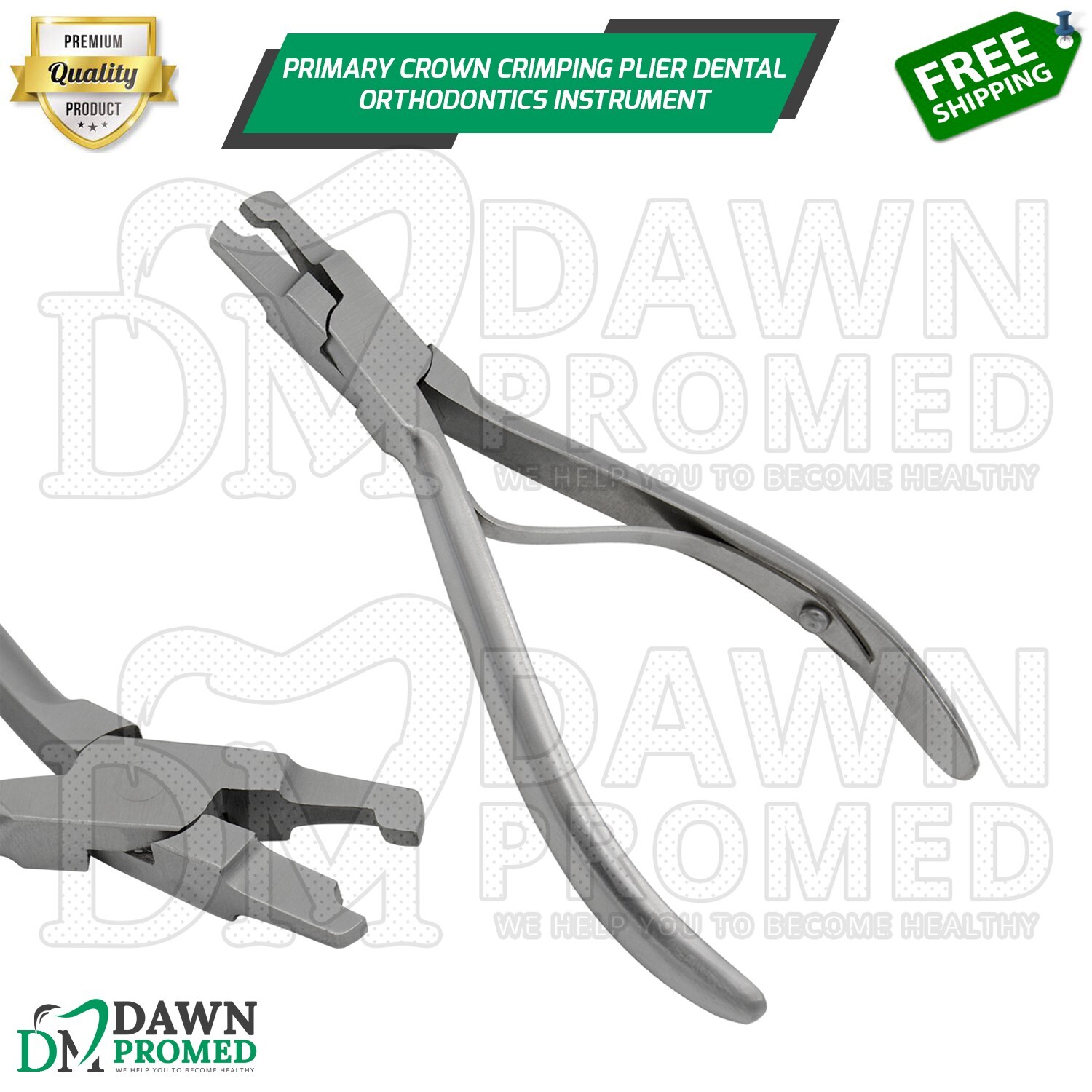Primary Crown Crimping Plier Dental Orthodontics Instrument German Grade