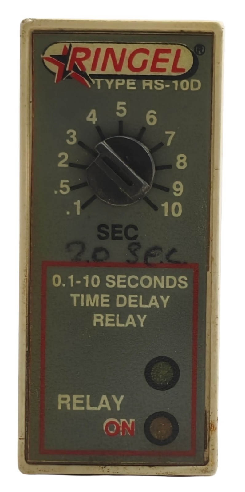 Ringel RS-10D Multi Function 0.1-10 sec Time Delay Relay 110V 230V 48V 24V AC DC