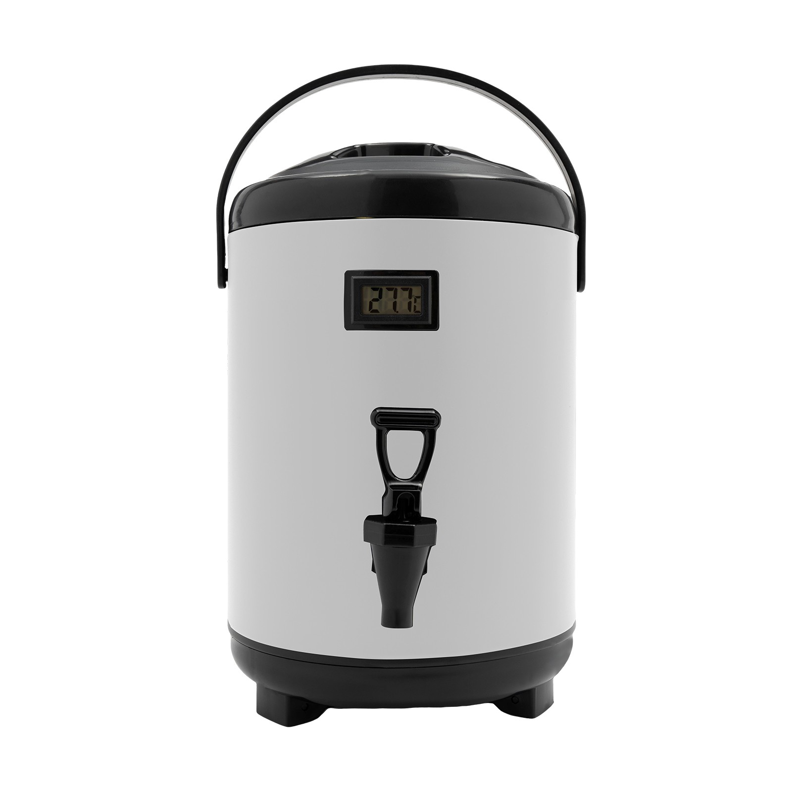 8L/2.11gal Insulated Beverage Dispenser With Lid, Cold And Hot Drink Dispenser
